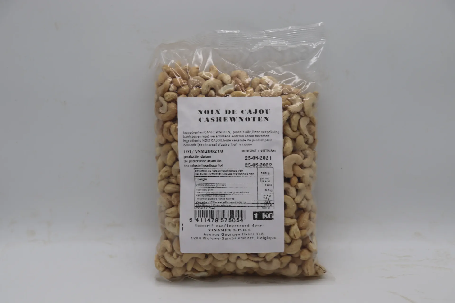 Noix de cajou 10x1kg   腰果