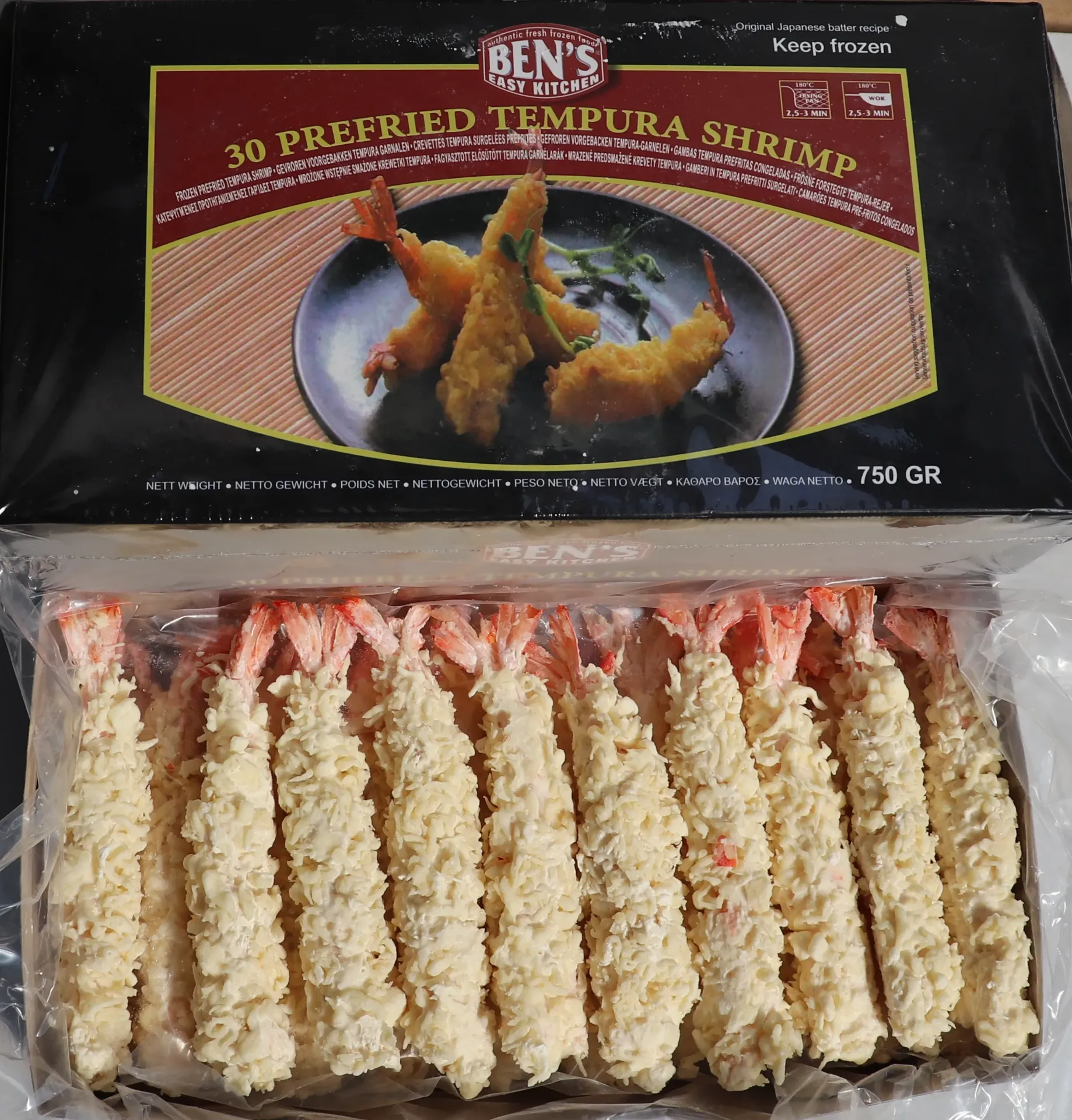 [0226 292] Beignet crevette Tempura BML 10x750G 天妇罗炸虾