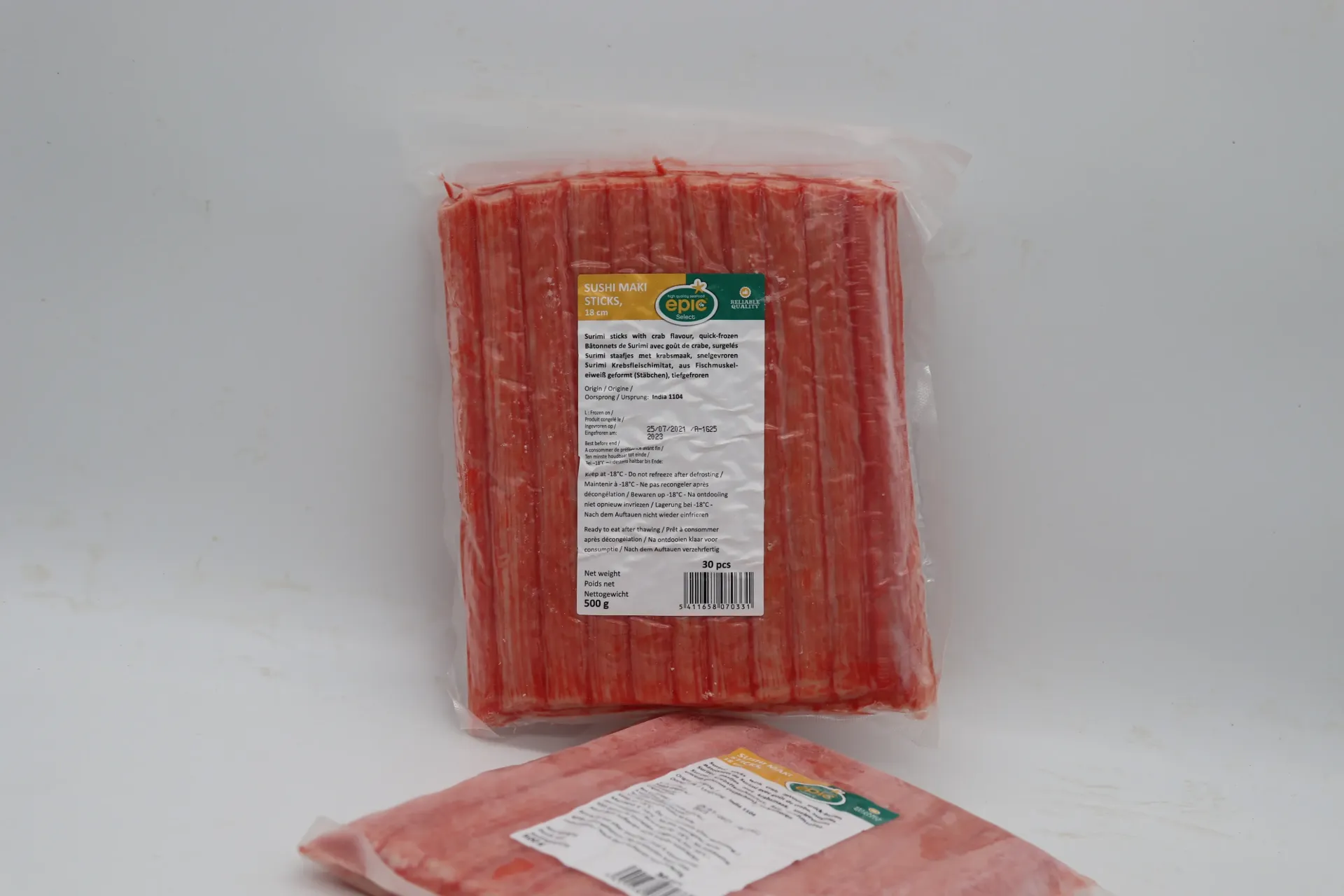 Battonets surimi maki 18cm 20x500g   长蟹棒