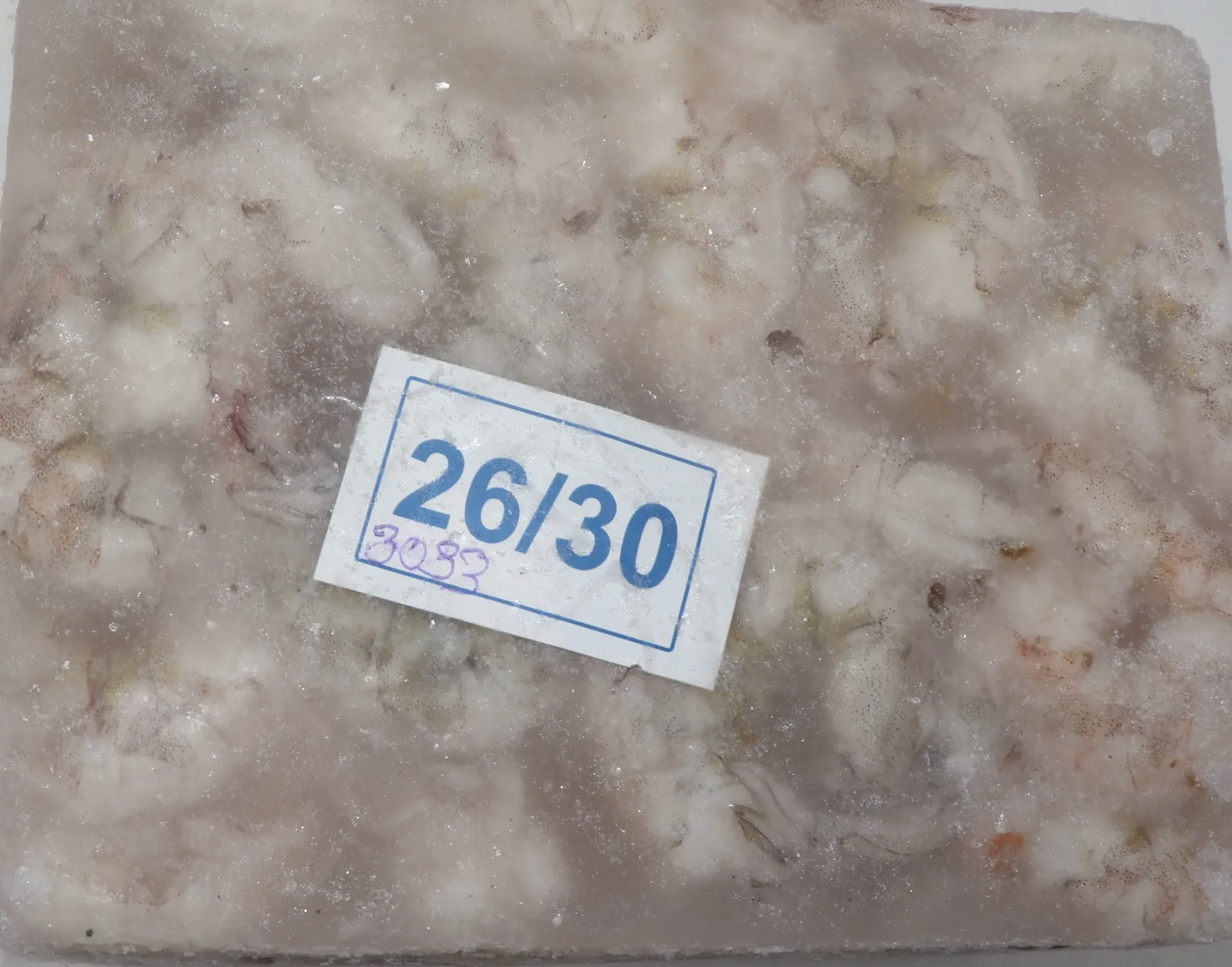 [VP26 104] Garnalen VAN PD 26/30 75% 6x900g Indische witte garnalenballetjes印度白虾球