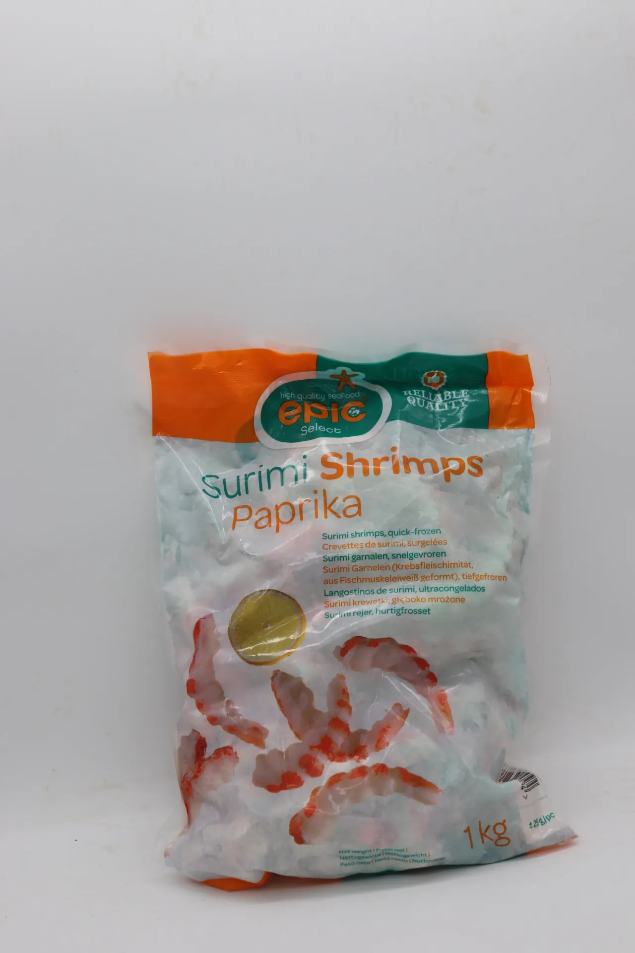 Crevettes surimi orange 10*1kg 25g/pc 虾型蟹柳