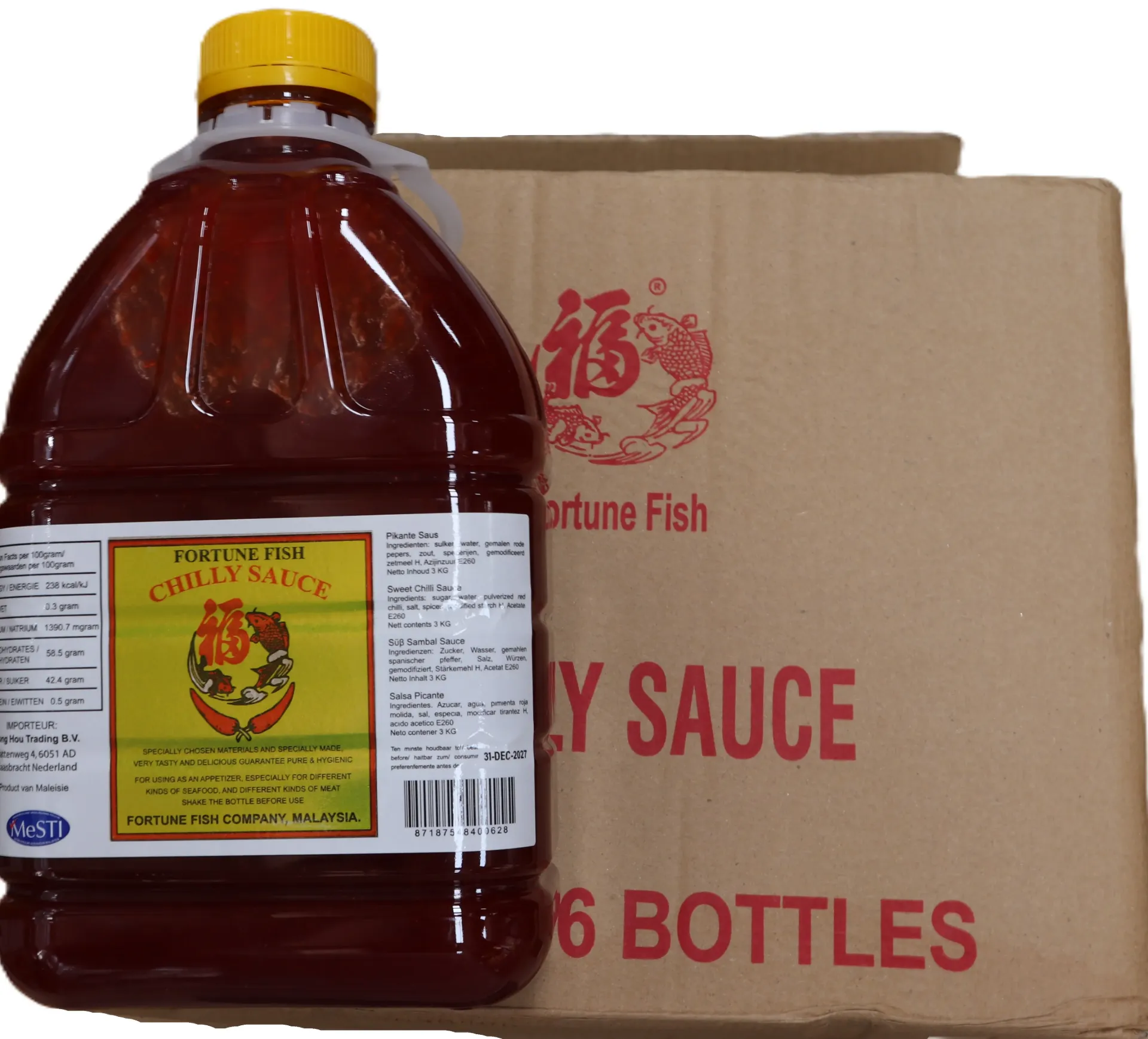 [CHILTHAI 472] Chili sauce Eagle 6x3kg  福牌鸡辣酱