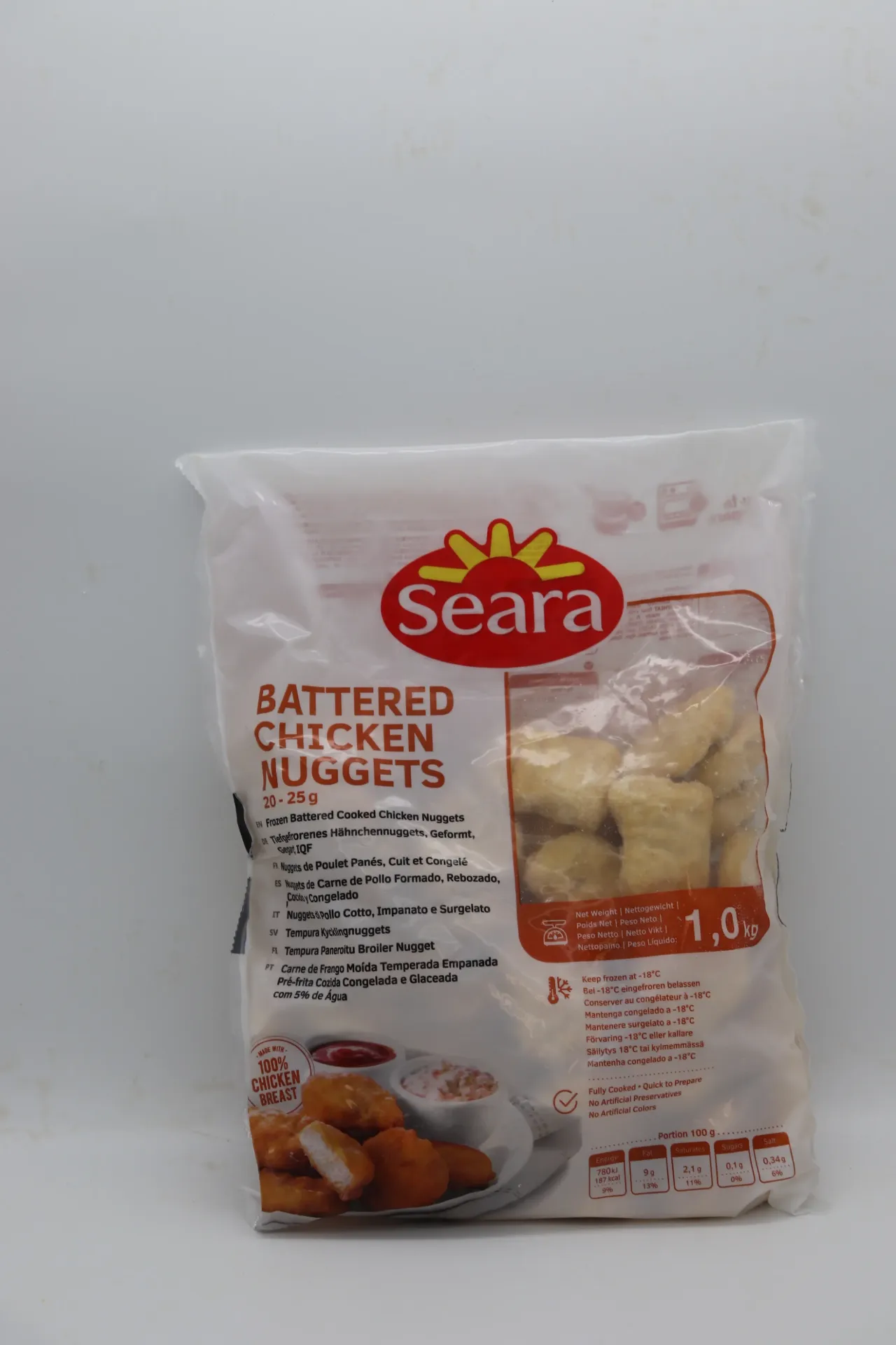 Nugget poulet bresil vestey 10*1kg    炸鸡块