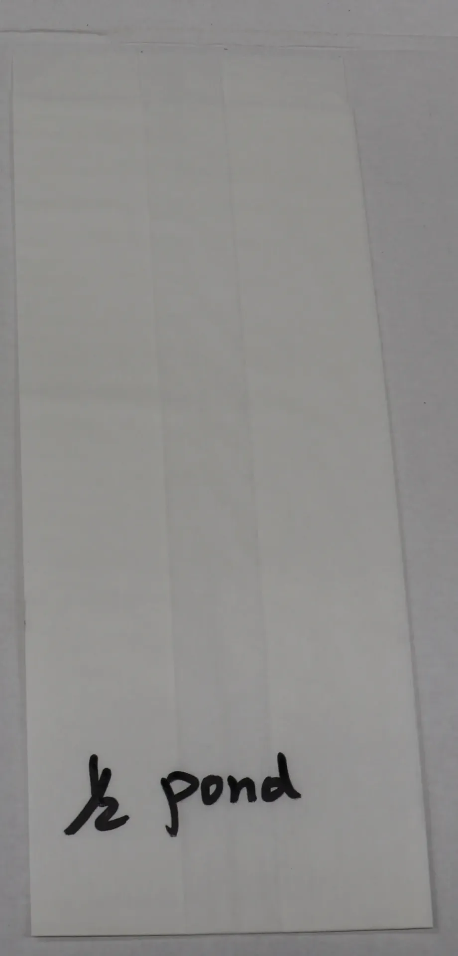 Sac en papie (0,5 pond(25) 26x11cm10kg 纸袋