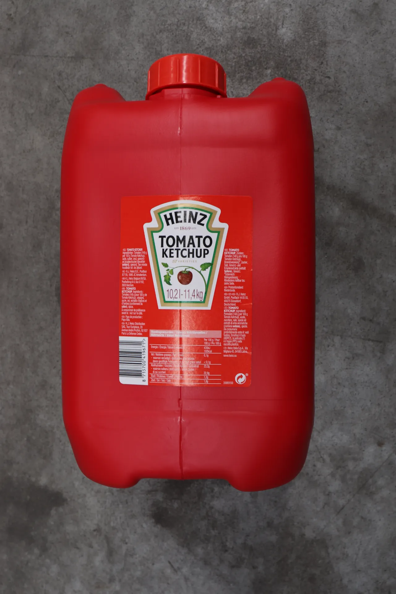 [SAU016 428] Tomatenketchup (Heinz) 10,20kg  番茄酱ketchup