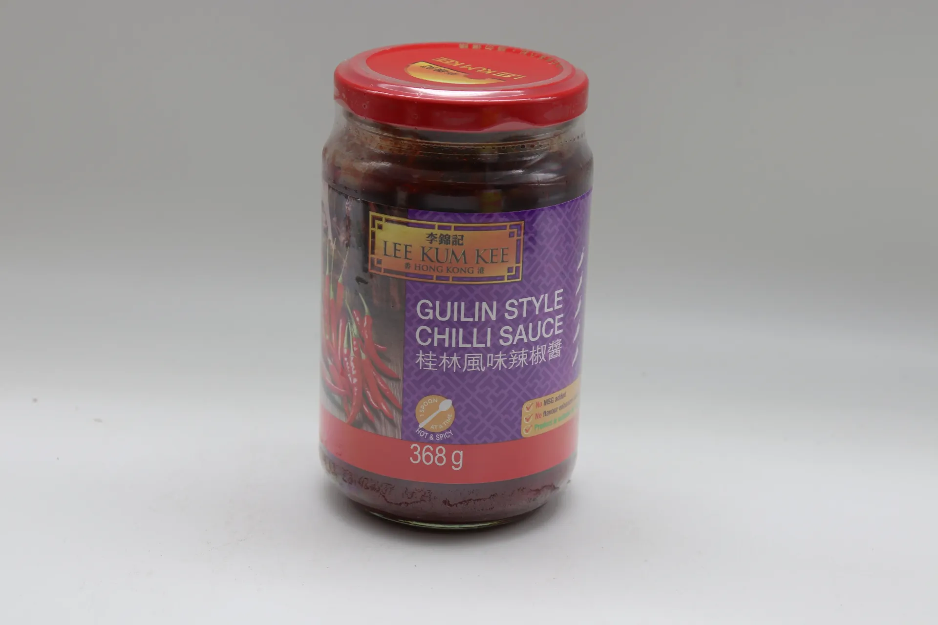 [SAU014 484] LKK Guilin chili saus 12x368g 李锦记桂林辣椒酱