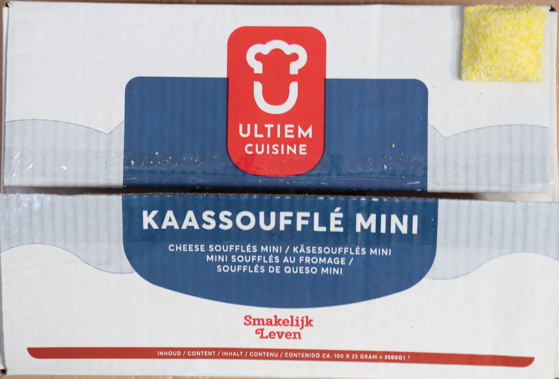 [0265 205] Mini kaassoufflé 100x25g  小奶酪