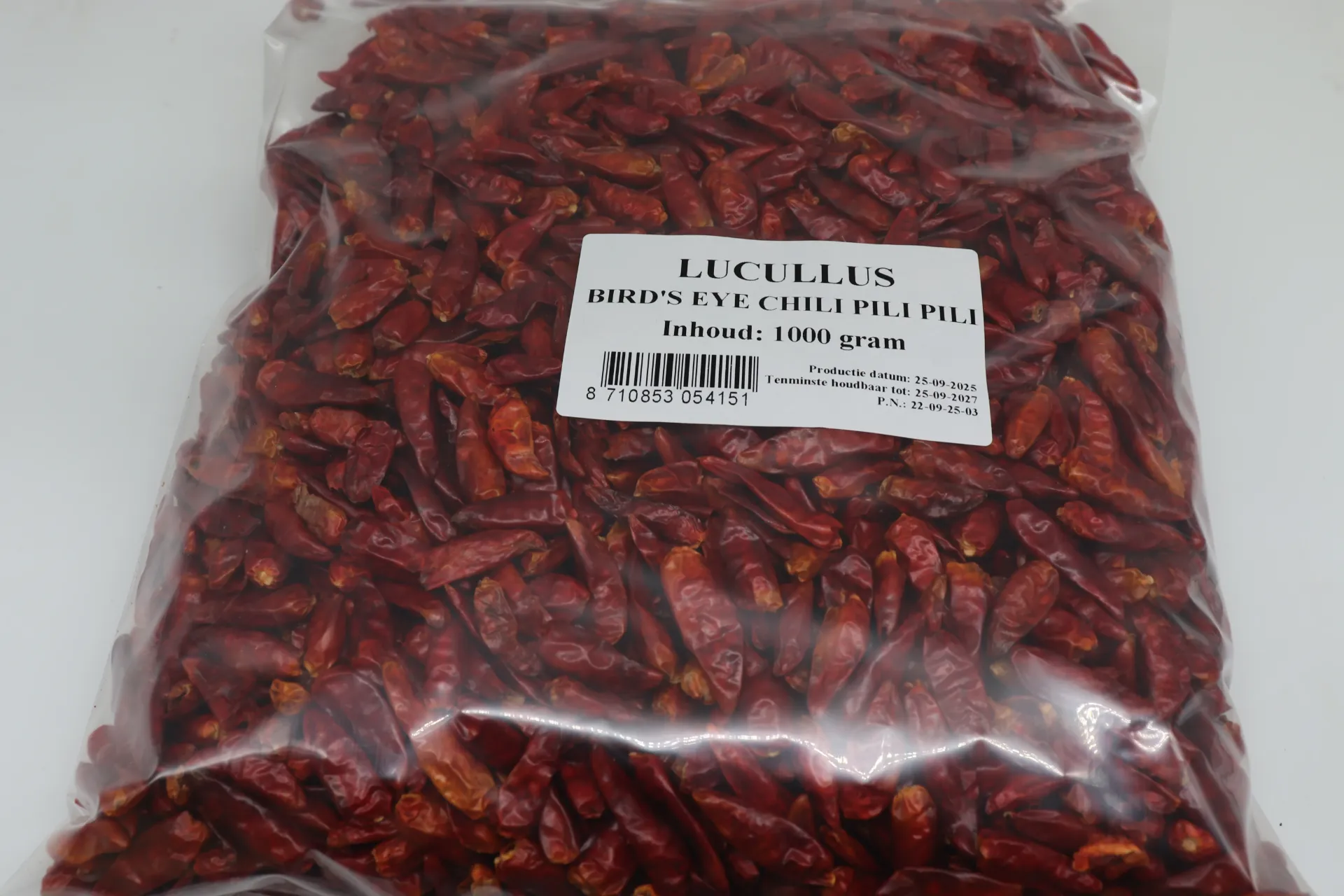 [EPI001 685] LUCULLUS, Bird's Eye pimente fort  5x1kg 小米辣椒干