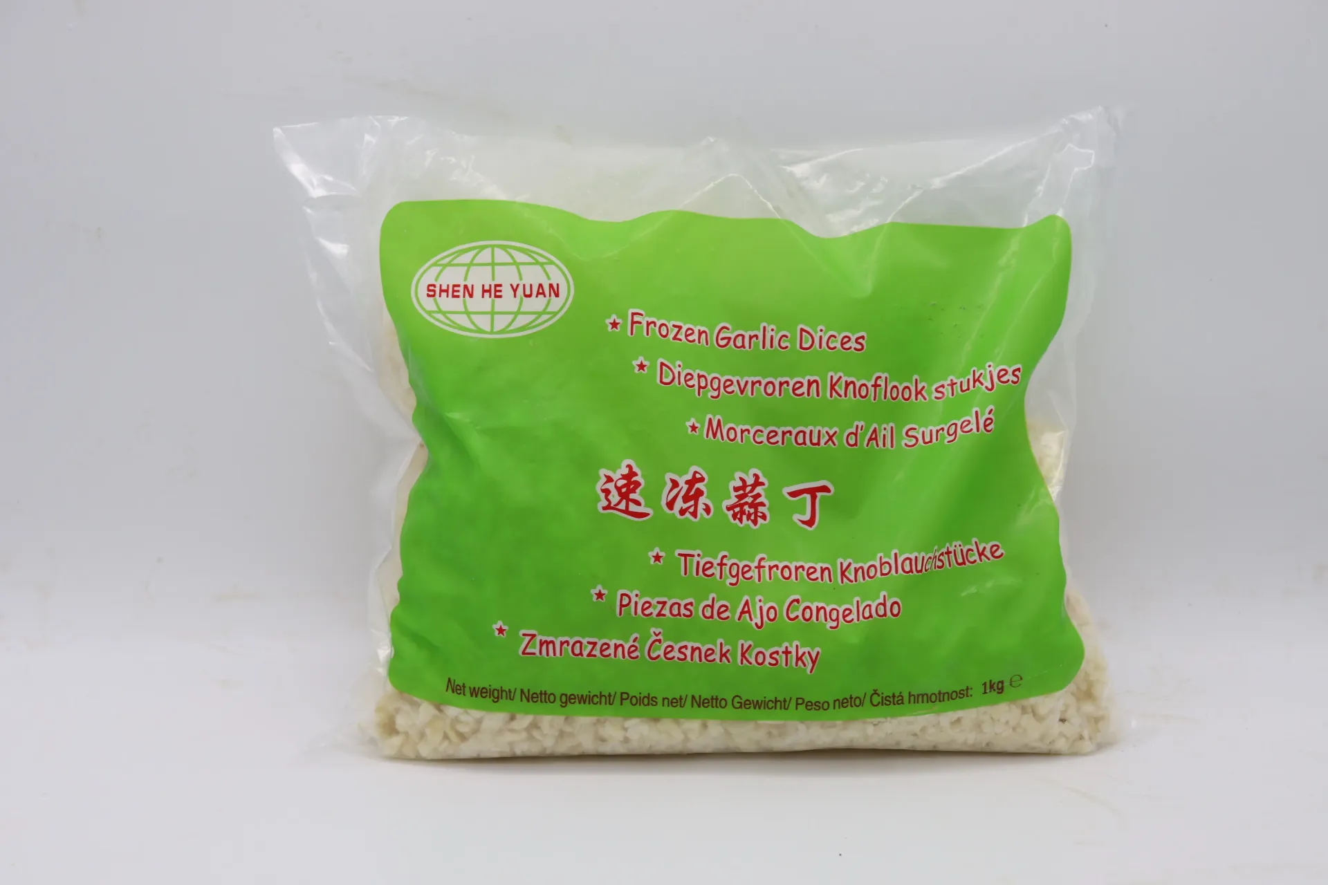 Ail de chine conglé 10x1kg    冻蒜头碎