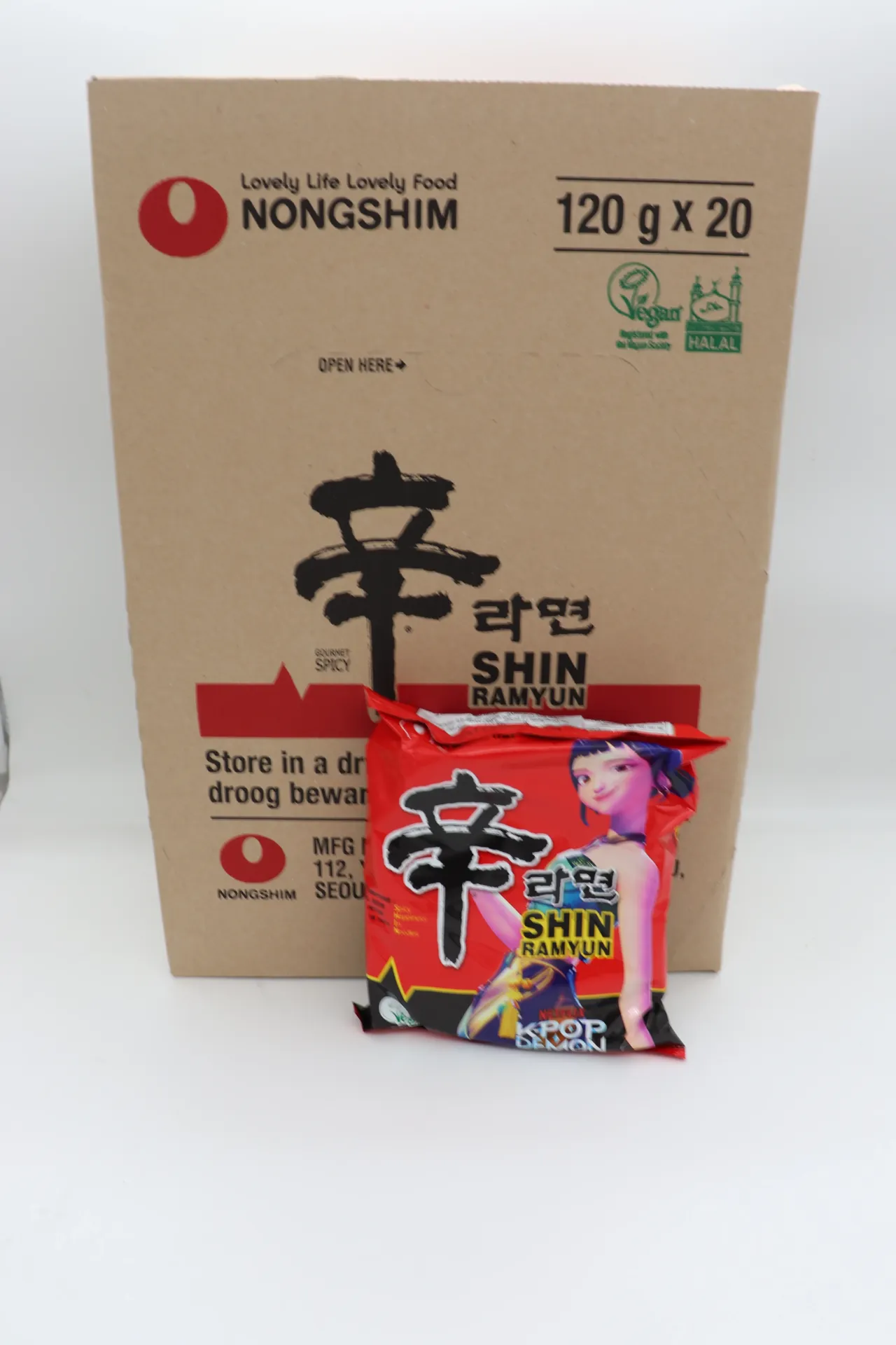 NONG SHIM, Instant  Noodle 20x120g  农心辛快速面