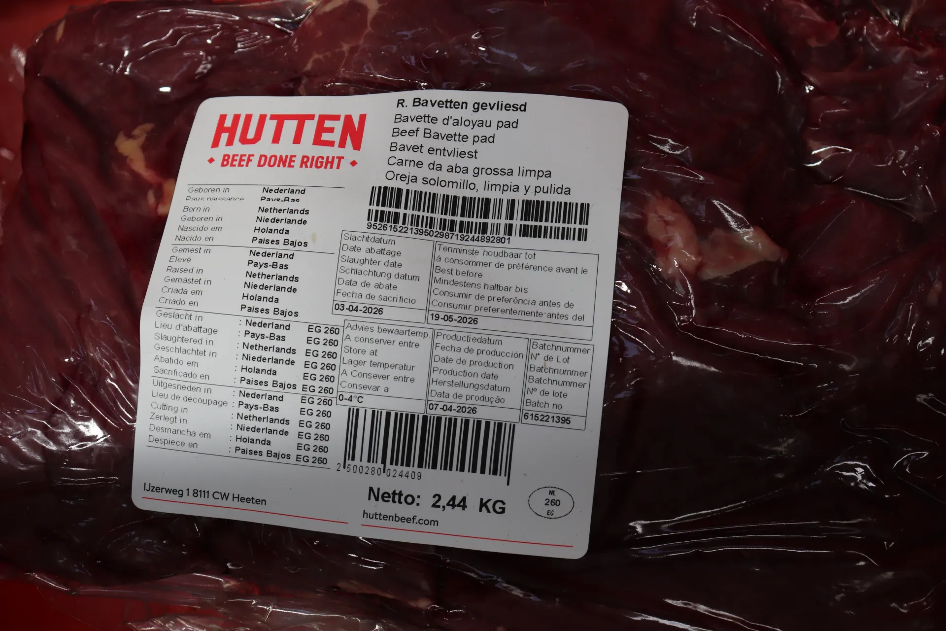 [VIA041 322] Bavette Aloyau rundvlees