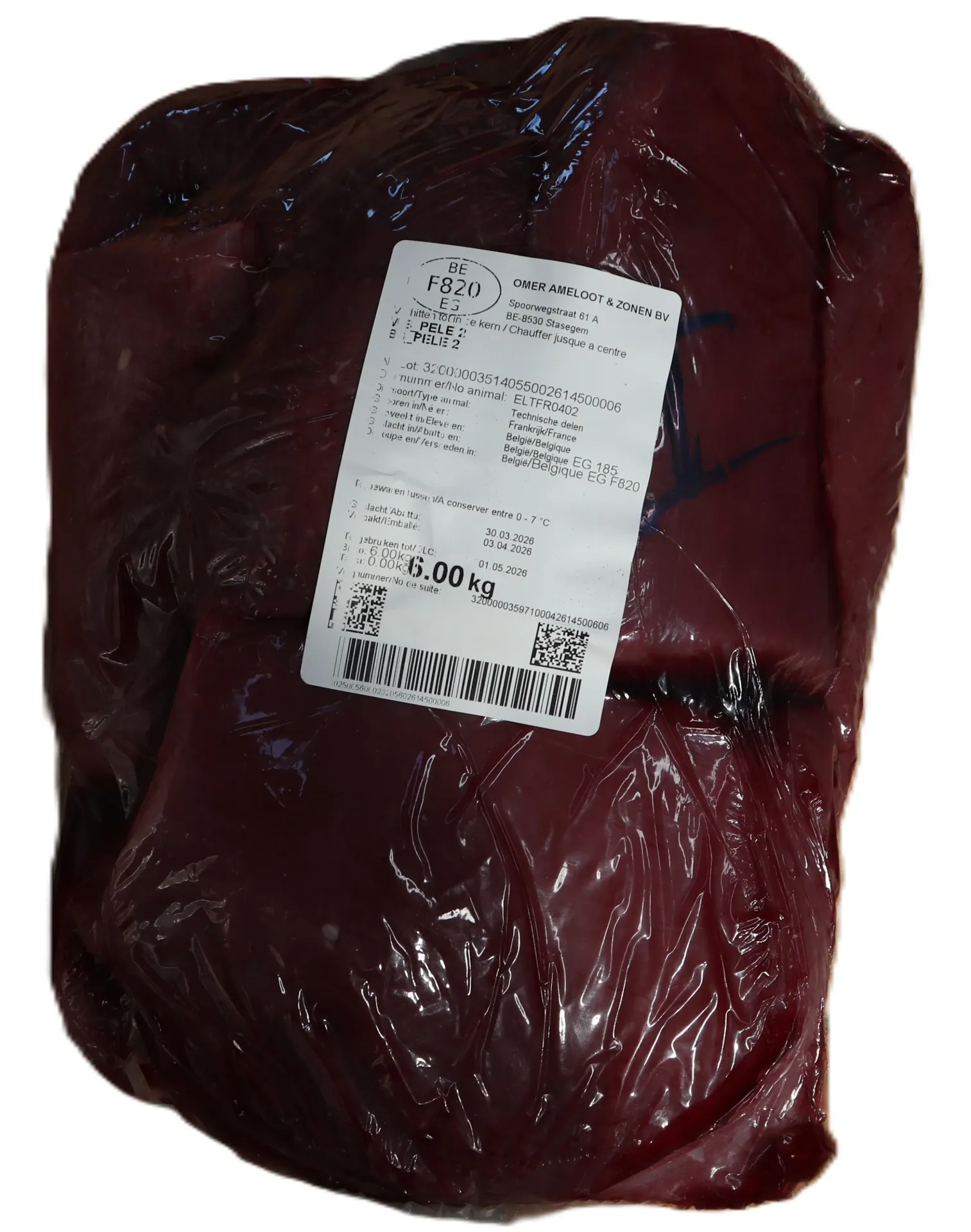 [VIA002 321] Pelé II rundvlees切牛肉片