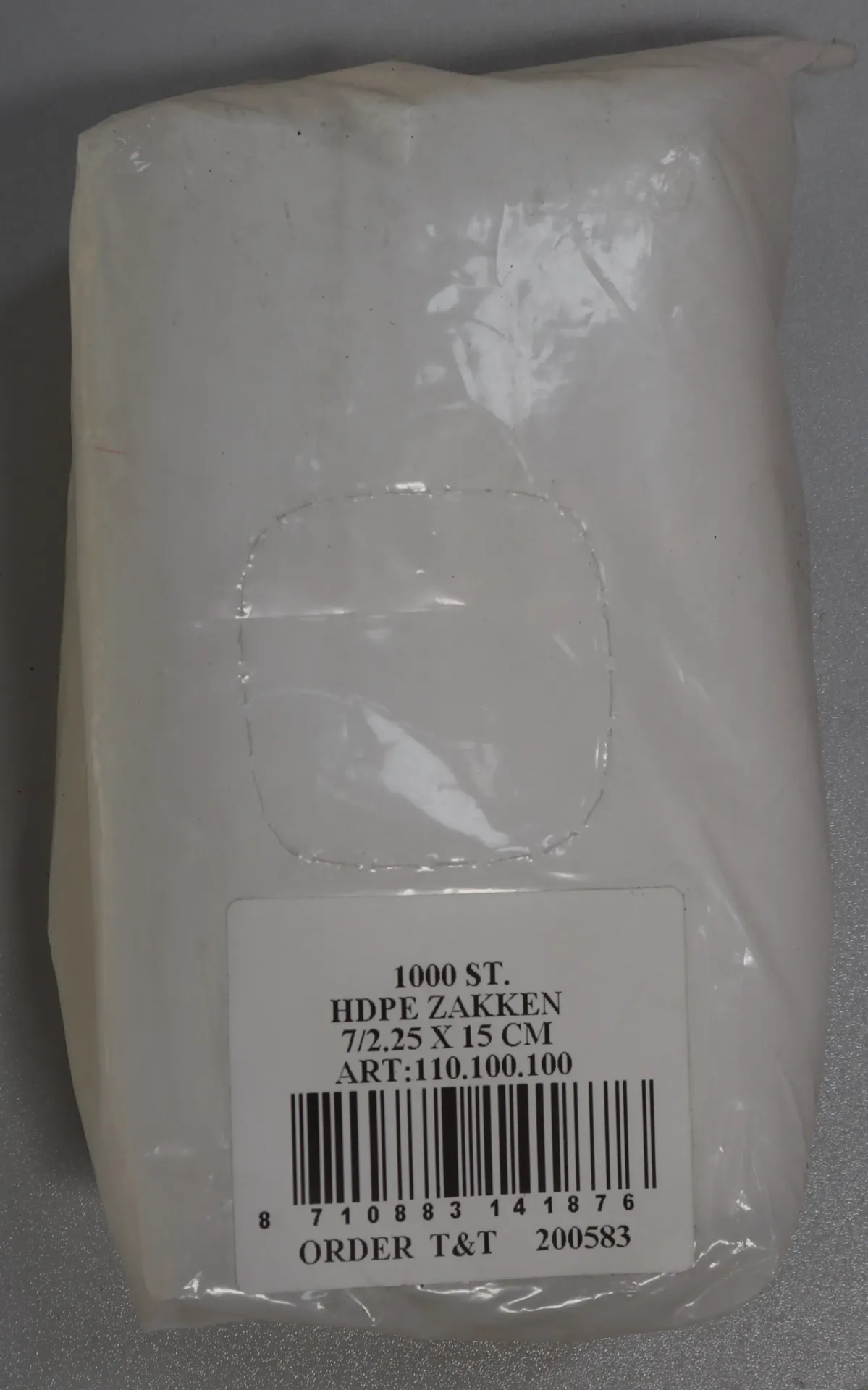 Sac plastique Sambal (7x2,5x15cm) 1000pc 塑料袋