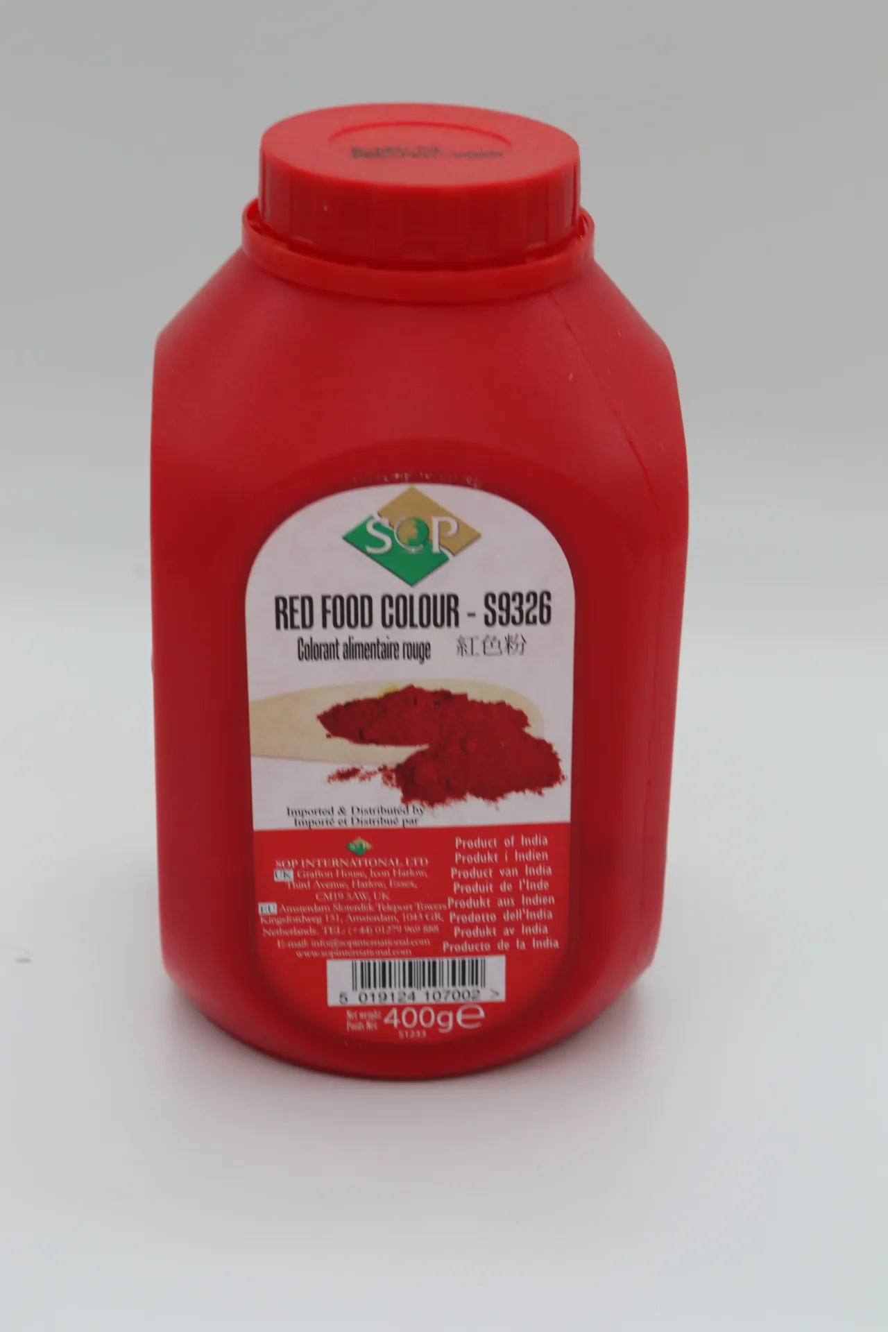 SOP red (rouge) food colour 20x400g 红色