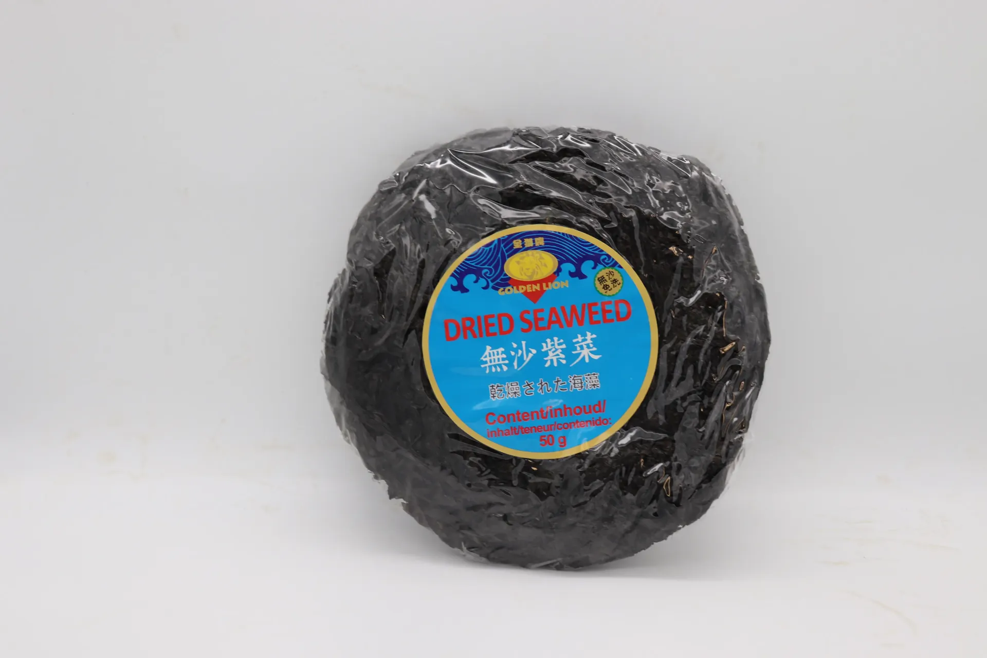 Plateau de algue seché  50g 中国金狮牌紫菜饼