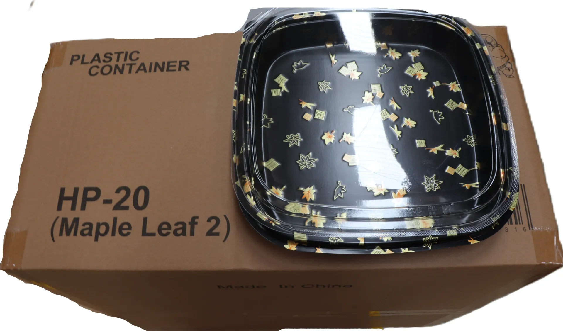 [LEG103 723] Sushi plateau carré HP20 250x250100pc方形寿司盒