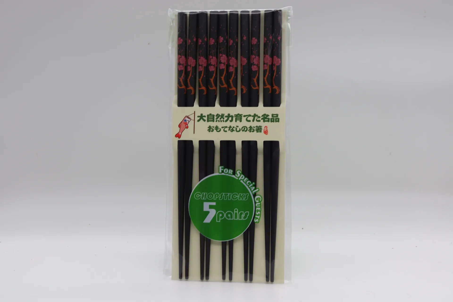 [CADEAU 482] Zwarte Japanse eetstokjes 4x(10X5 PCS) 黑色日本筷子