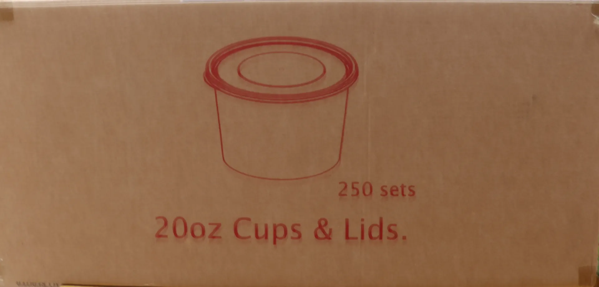 20oz soep afhaal deksels 550ml 250pc盖外卖汤杯
