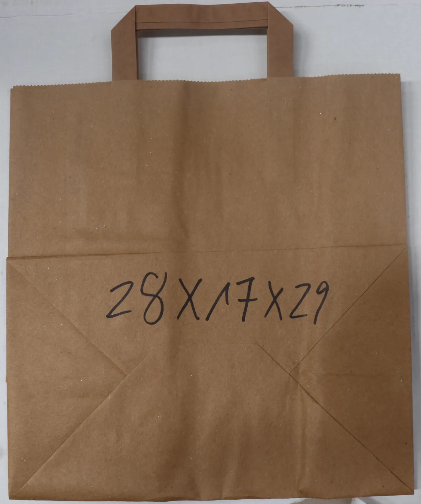 [SAC261728 660] Sac emporter papier 26x17x26cm 250pc 纸袋
