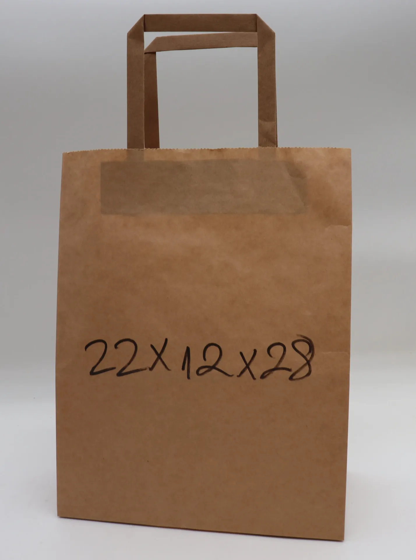 [SAC221028 657] Papieren afhaaltas 22x12x28cm 250st 纸袋