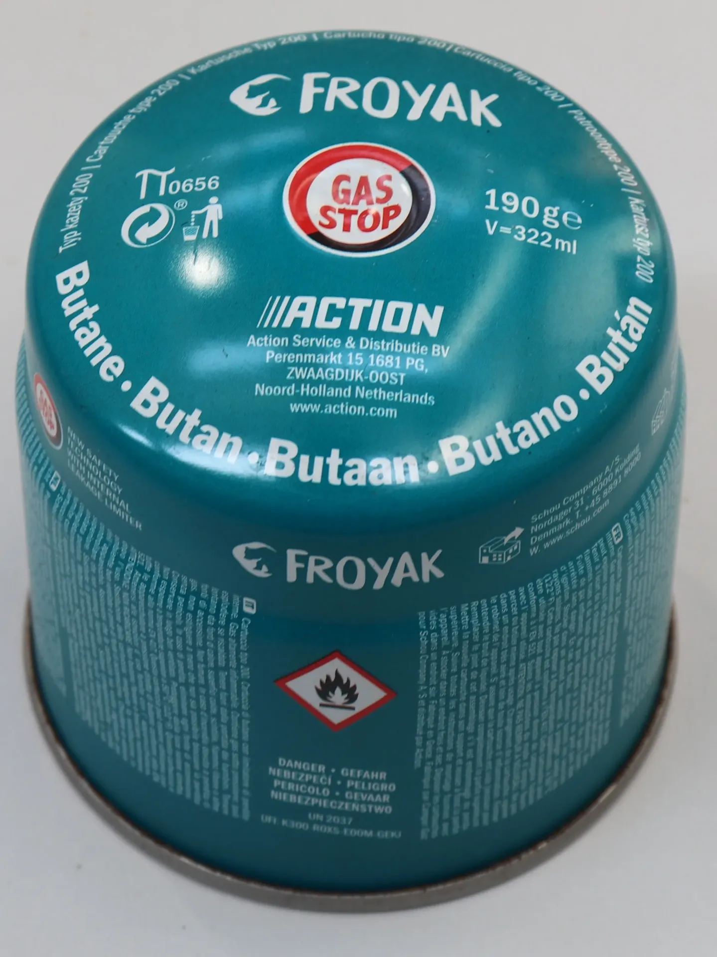 Fles butaangas 227G  火锅煤气